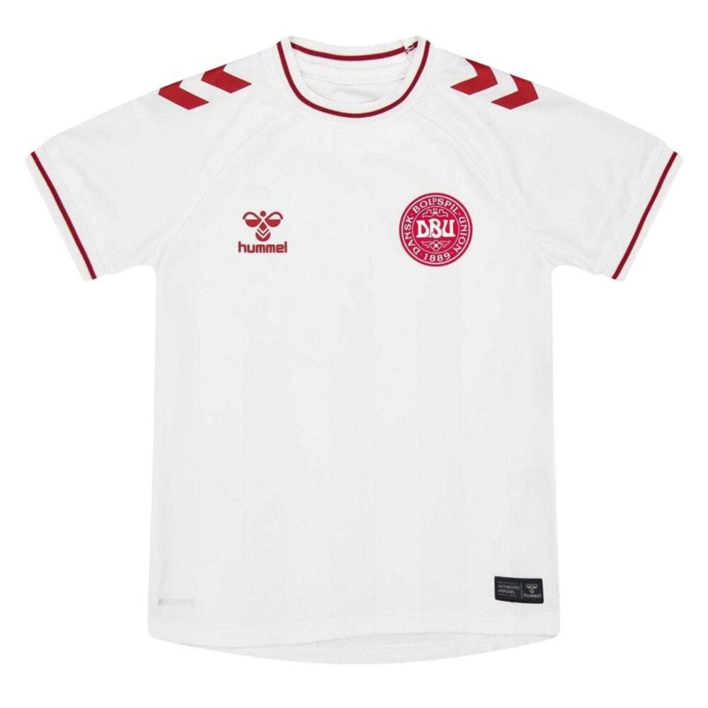 Hummel Childrens/Kids 2025 Denmark Away Shirt / White